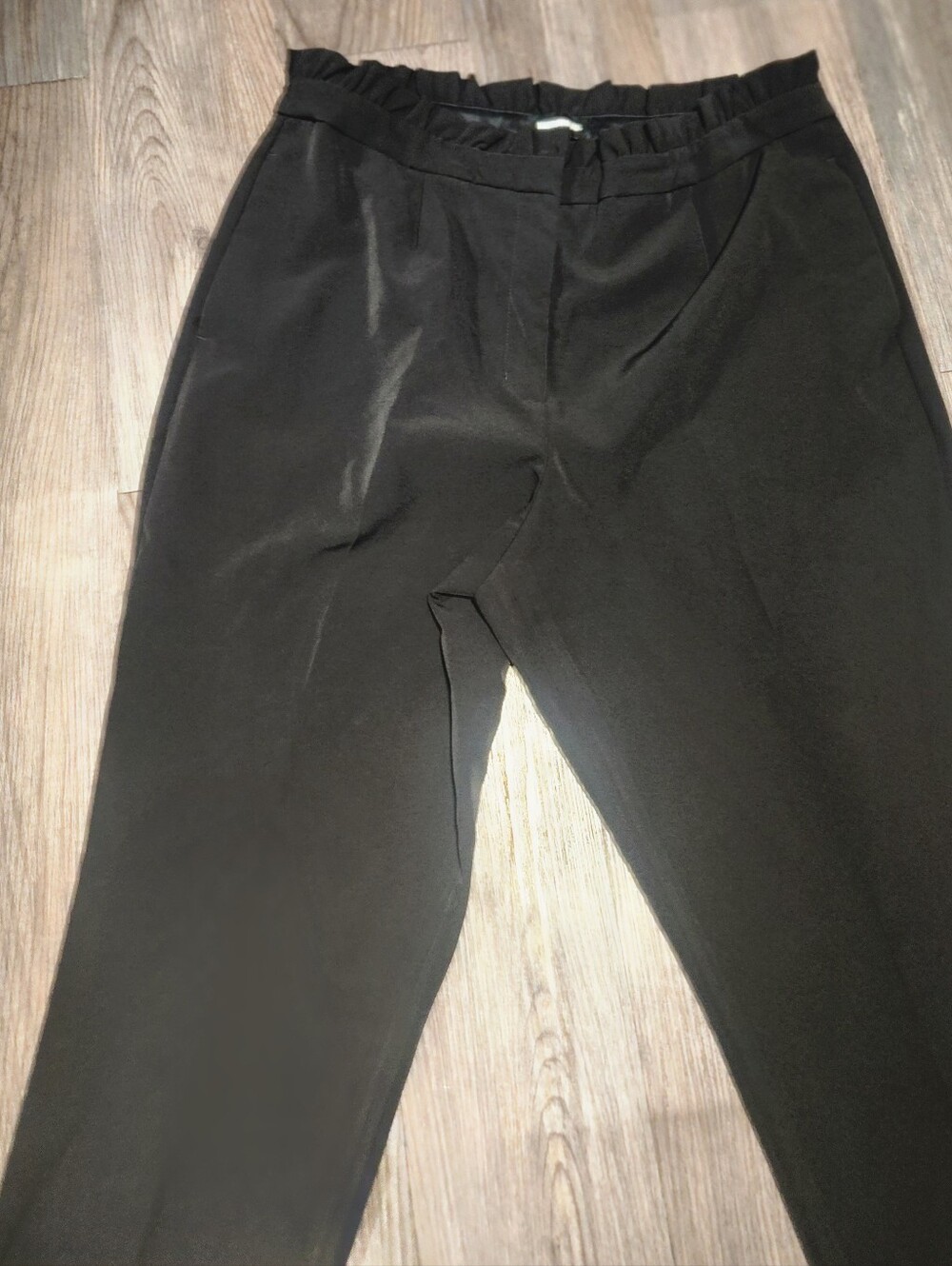 Express Black Men's Dress Pants with Elastic Waistband